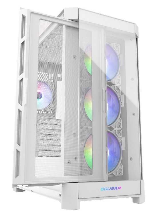 Kasë COUGAR PC DUOFACE Pro RGB White, Mid Tower, 4 x ARGB, e bardhë