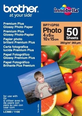 Letër fotografike për printer Brother A6, 50 fletë