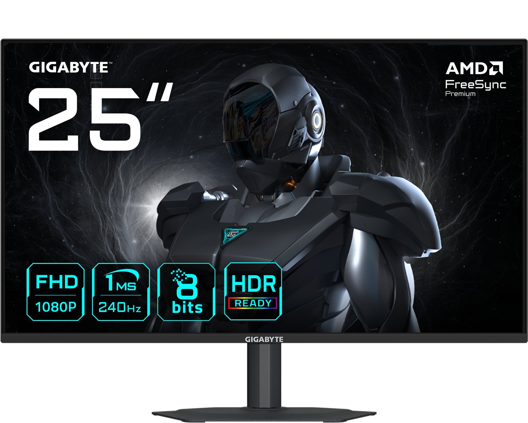 Monitor gaming GIGABYTE G25F2A, 25", FHD, 240Hz