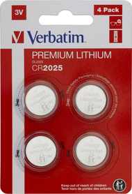 Bateri Verbatim CR2025, 3V, 4 copë