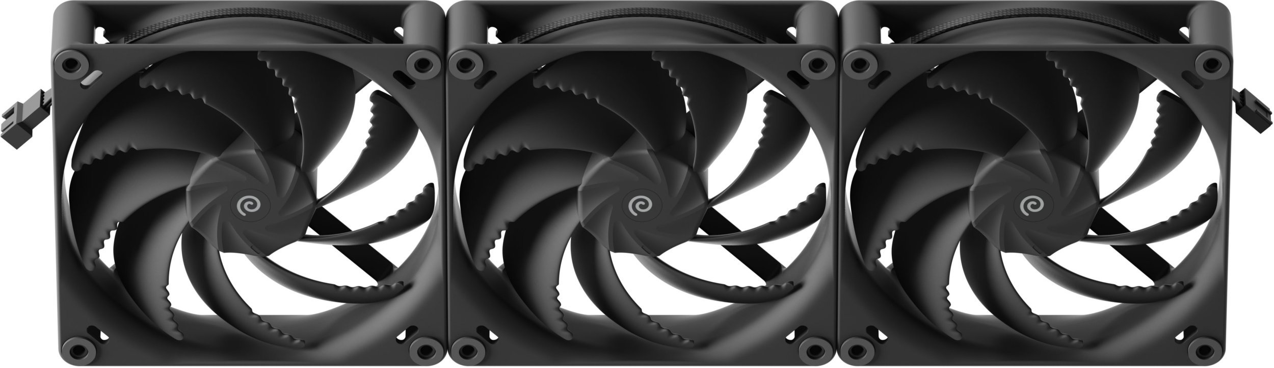 PC вентилатори HAVN H14, 140mm, тројно пакување, црни