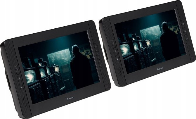 DVD Player portativ Denver MTW-1098, 10", 2 ekrane, me bateri