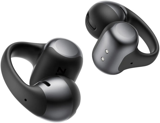 Kufje wireless Shokz OpenDots ONE, open ear, Bluetooth, të zeza