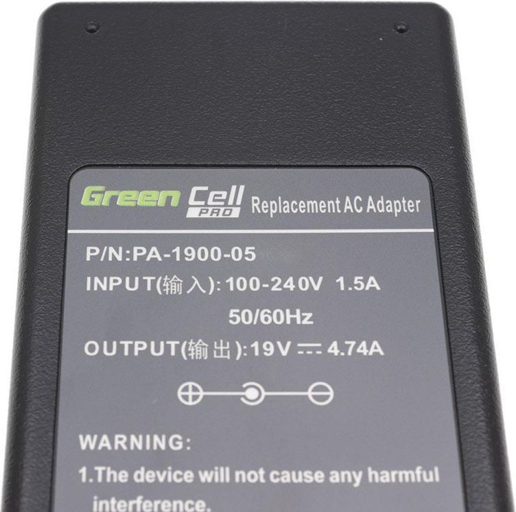 Karikues për laptop Green Cell AD02-P