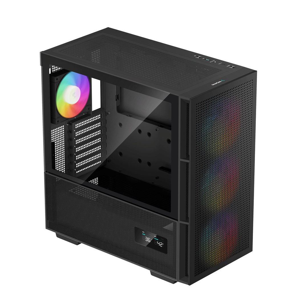 Kuti kompjuteri Deepcool CH560 ARGB Digital, Midi Tower, ATX, e zezë