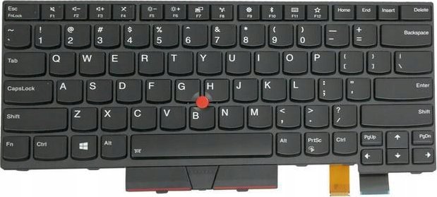 Tastierë laptopi Lenovo 01HX432, pjesë origjinale, e zezë