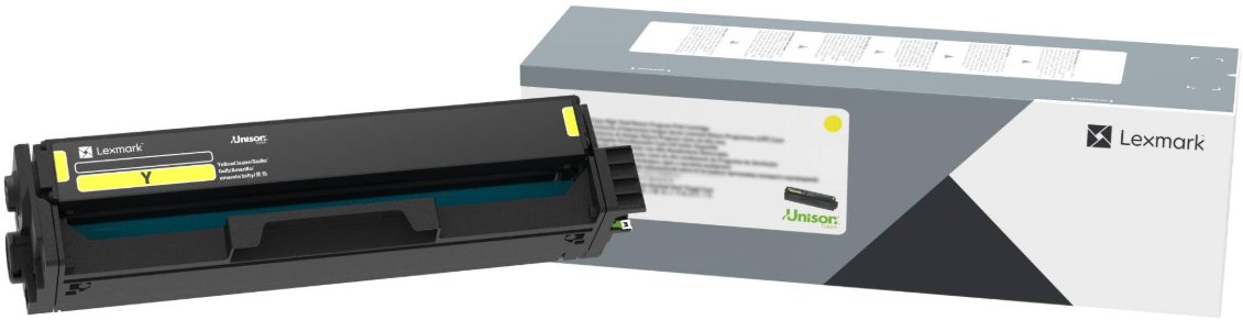 Toner Lexmark 20N0X40, i verdhë, origjinal