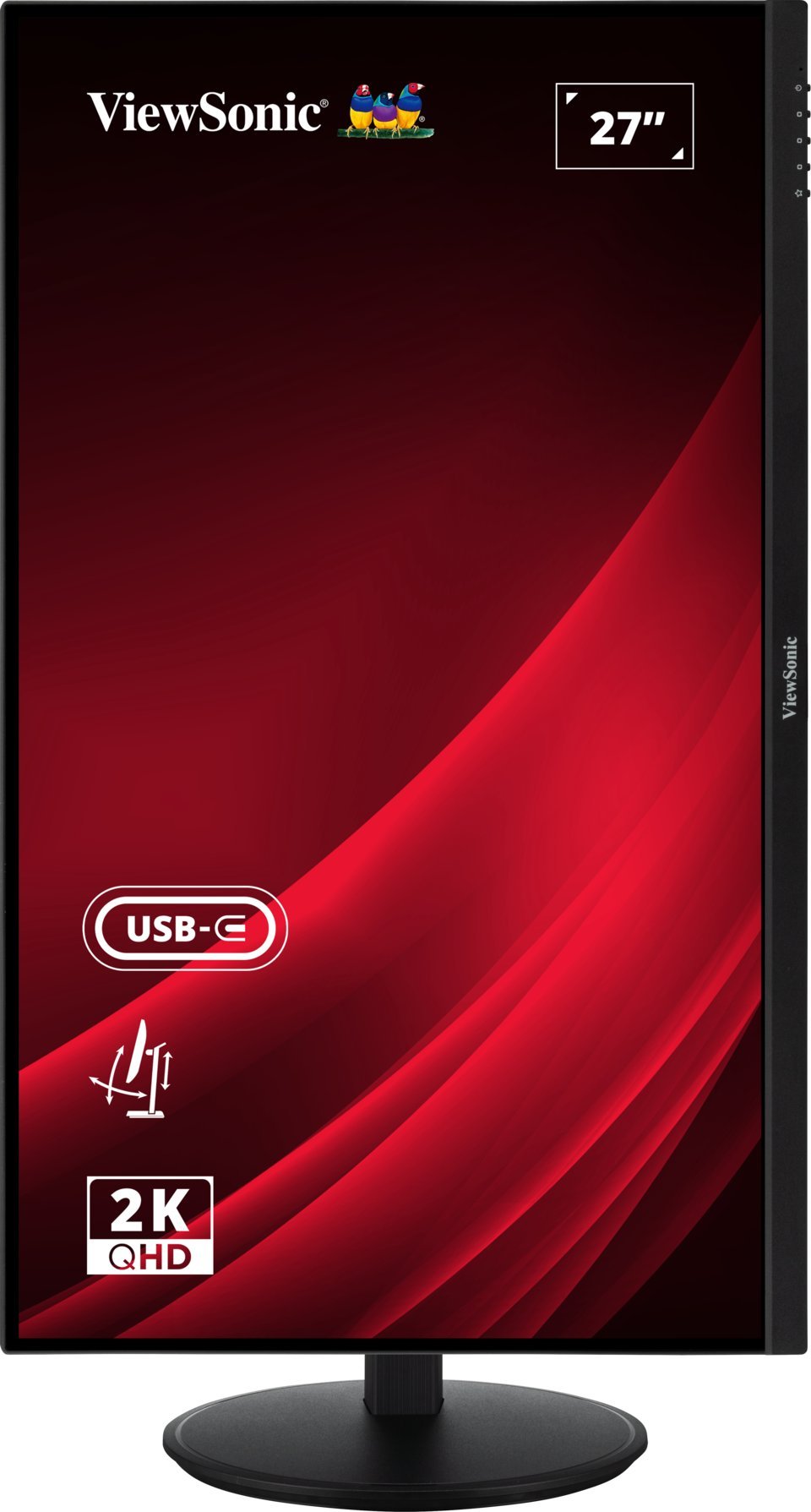 Monitor ViewSonic VG2709-2K-MHDU-2, 27", QHD 2560x1440, IPS, i zi