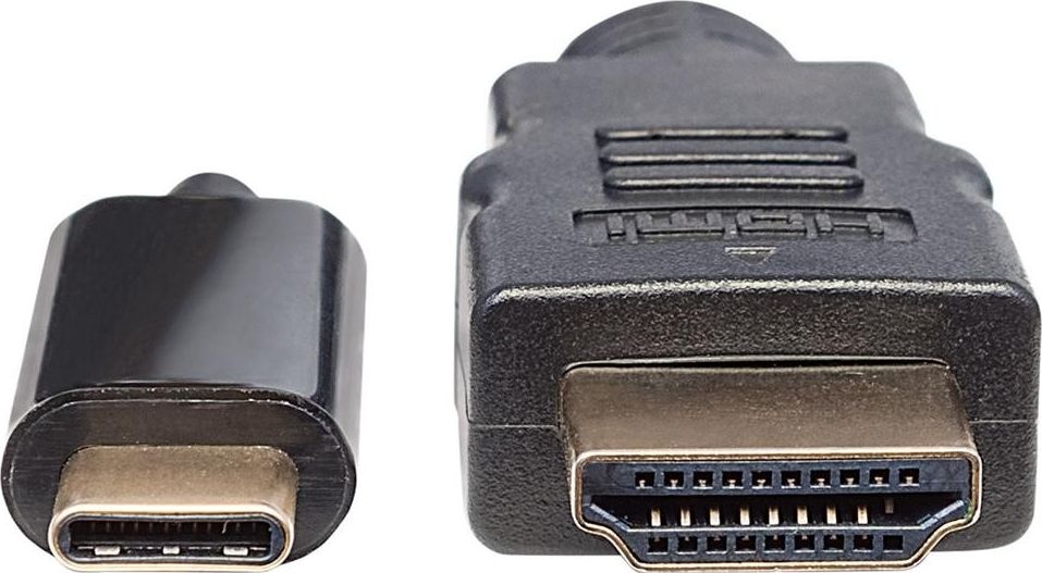 Kabllo Manhattan USB C në HDMI, 4K 30Hz, 2m, i zi
