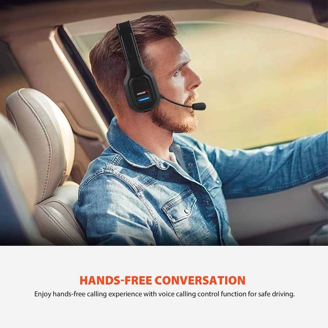 Kufje Audiocore 74452, Wireless, të kuqe