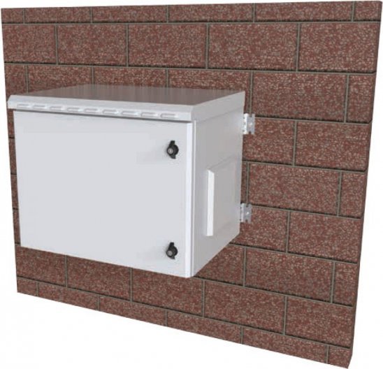 Kabinet mural rrjeti TECHLY Professional 364866 19", 12U, IP55, gri