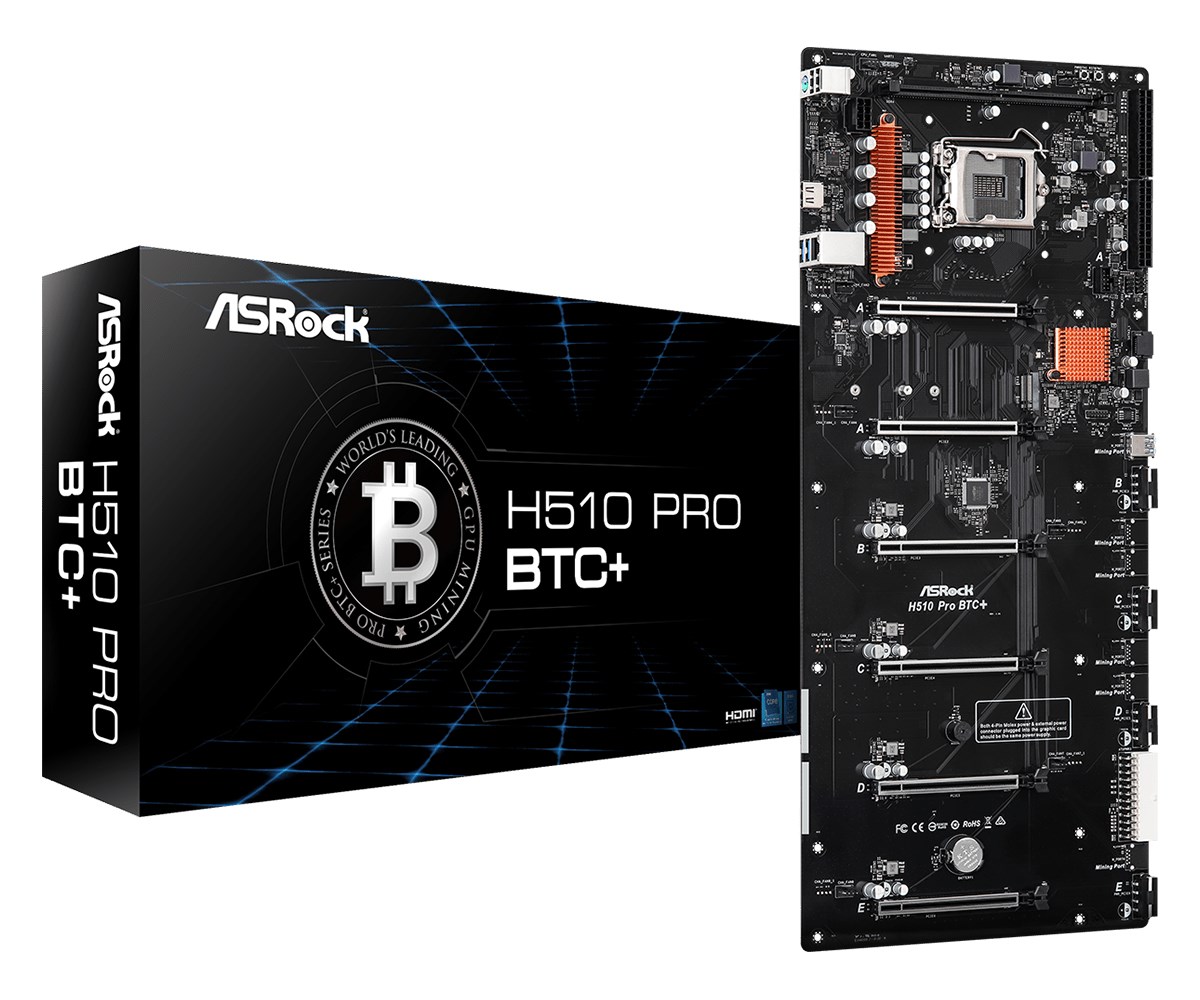 Pllakë amë Asrock H510 Pro BTC+ Intel H510 LGA 1200