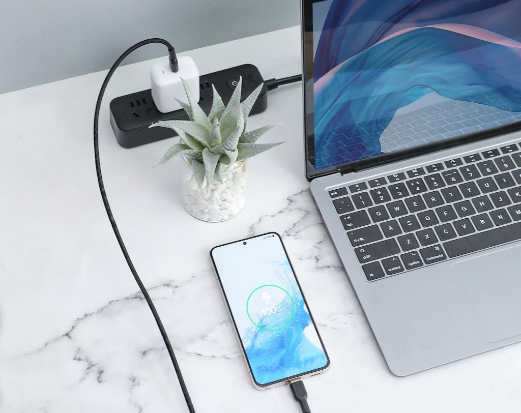Кабел Aukey, USB C / USB C, 1 m