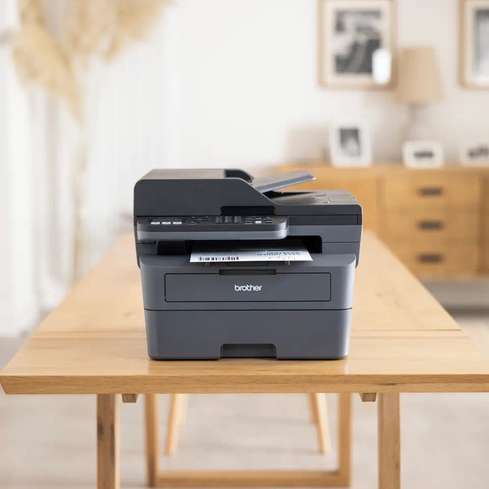 Printer multifunksional Brother MFC L2802DW, lazer mono, Wi Fi, i zi