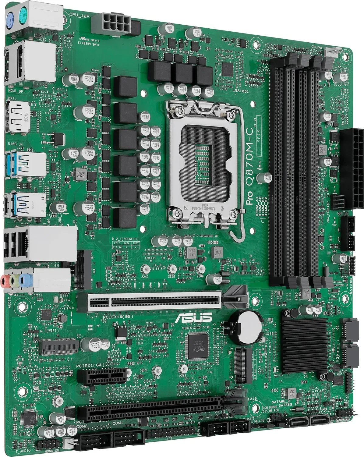 Pllakë amë ASUS PRO Q870M-C-CSM, Intel Q870, LGA 1851, Micro ATX