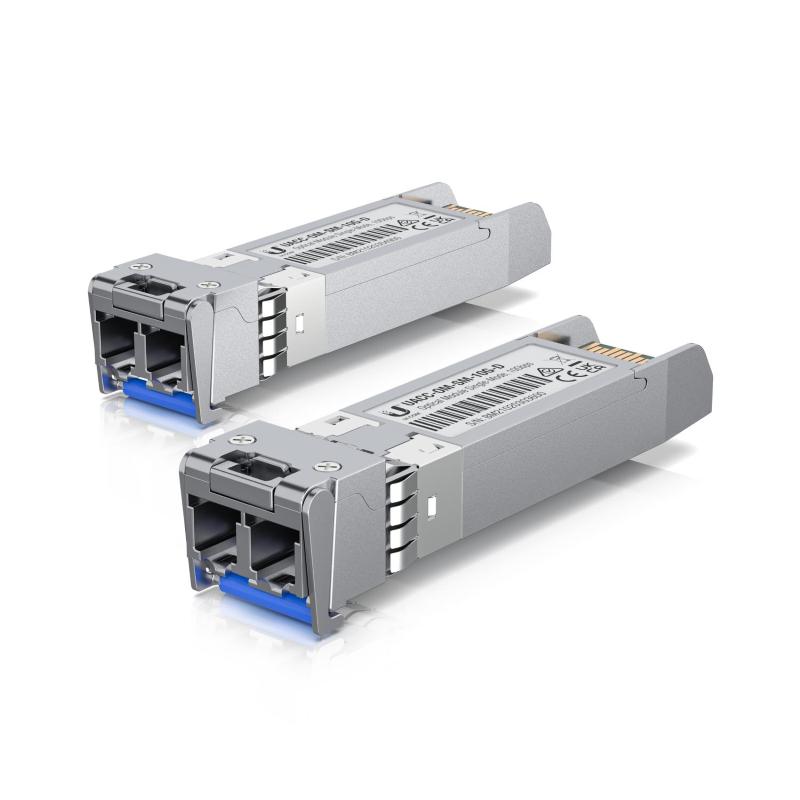 Modul transceiver rrjeti Ubiquiti UACC-OM-SM-10G-D-20, SFP+, 10Gbps, fibër optike single mode