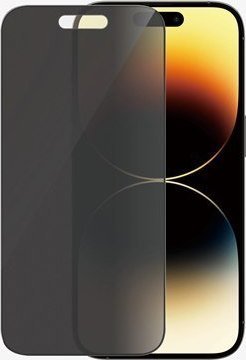Mbrojtës ekrani PanzerGlass Ultra Wide Fit, iPhone 14 Pro 6.1", Privacy, antibakterial, transparent