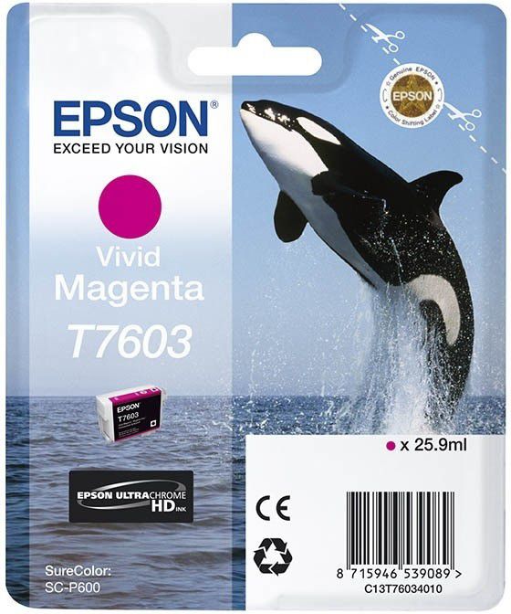 Epson T7603 UltraChrome HD мастило, магента