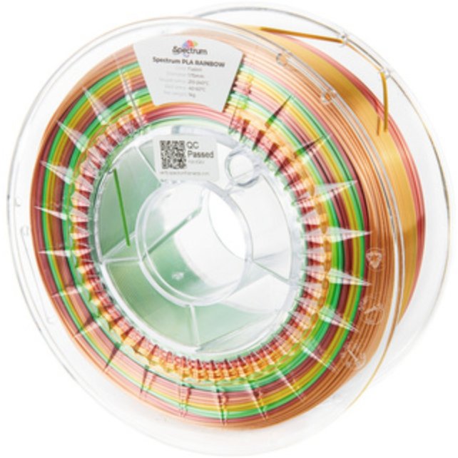 Filament 3D Spectrum PLA Silk Rainbow 81016, 1.75mm, 1000g, shumëngjyrësh