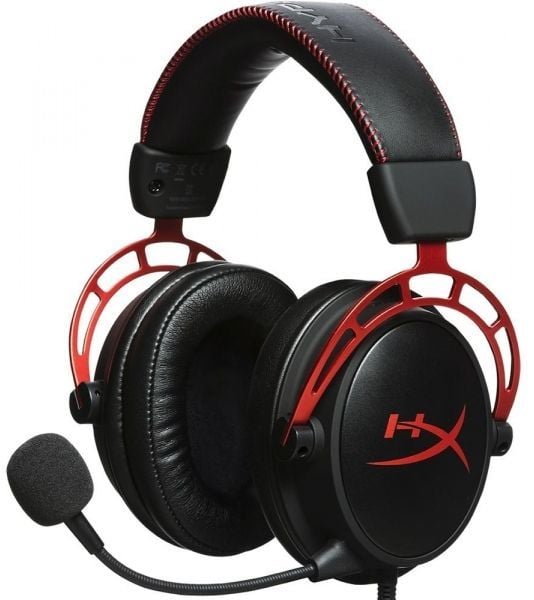 Kufje HyperX Cloud Alpha (HX-HSCA-RD / EM), të zeza/ kuqe