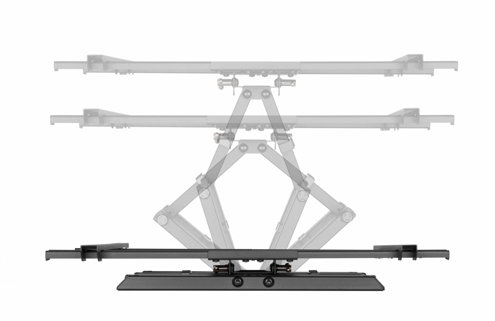 Mbajtëse muri për TV Serioux TV61-466, 37"-80", 60kg, e zezë