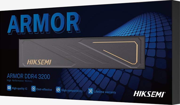 Memorie HIKSEMI Armor, DDR4, 16 GB, 3200 MHz, HSC416U32Z2