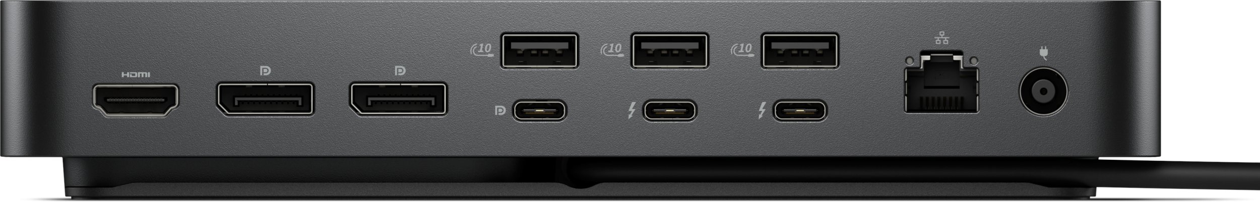 Док станица Dell Pro Thunderbolt 4 Smart Dock, Thunderbolt 4, многу порти, црна