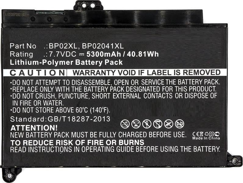Bateri laptopi CoreParts MBXHP-BA0082, për HP Pavilion 15, zëvendësuese, e zezë