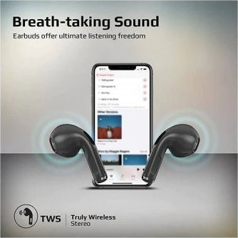 TWS слушалки Promate Charisma 2, Bluetooth 5.0, до 12 часа, црни