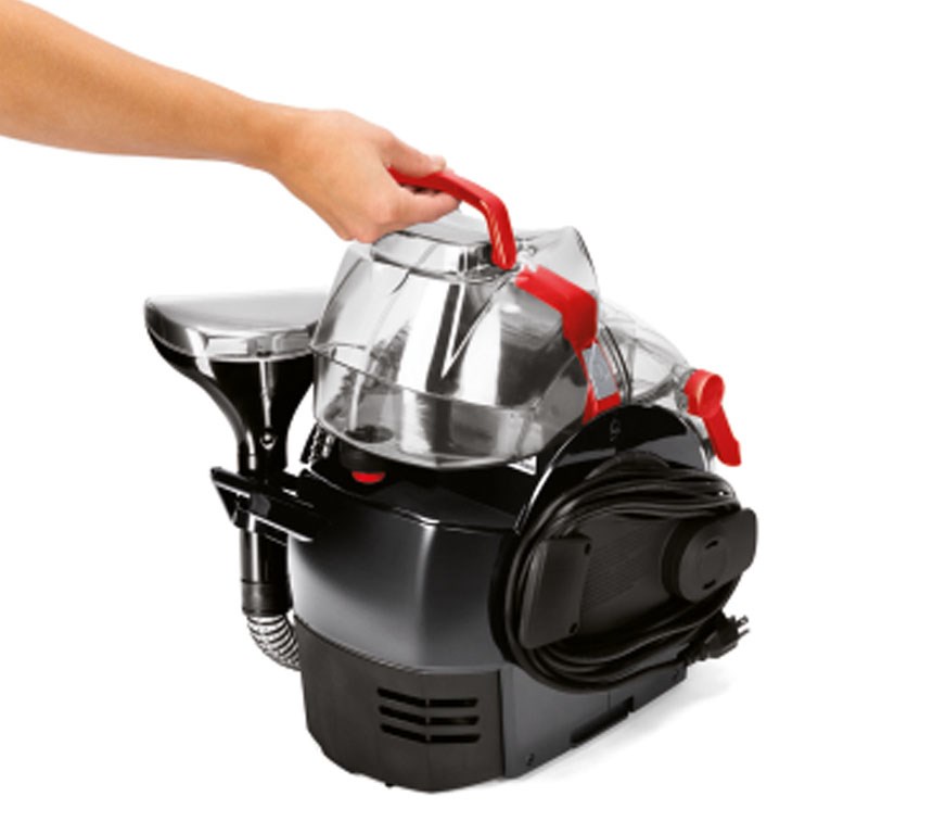Fshesë me vakum Bissell Spot Clean Pro 1558N, 750W, pa qese, e kuqe e zezë