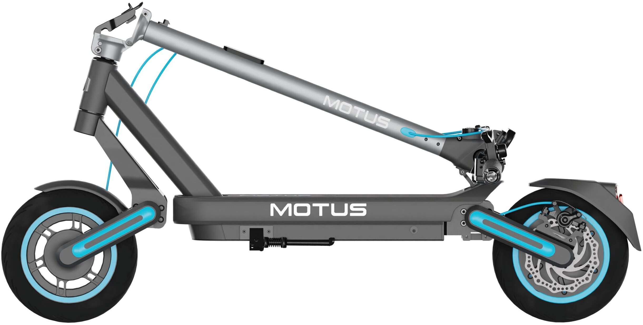 Trotинет електричен Motus Scooty 10 MAX, 800W, батерија 48V 15Ah, сив