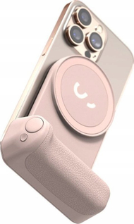 Dorezë baterie për smartphone ShiftCam SnapGrip, magnetike, karikim wireless, rozë