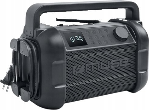 Radio kantieri Muse M-928 FB, portative, e zezë