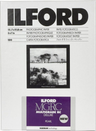 Letër fotografike Ilford Multigrade V RC Deluxe Pearl, 5x7", bardhezi, 100 fletë