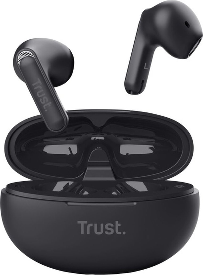 Kufje pa tela Trust Yavi, Bluetooth, ENC, 23 orë, të bardha