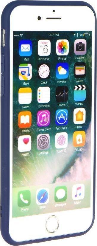 Këllëf telefoni Forcell Soft për iPhone 13 Pro, silikoni, blu e errët