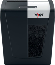 Shredder Rexel Secure MC6 P-5, mikro-cut P-5, 6 fletë, i zi
