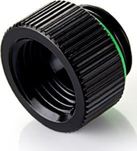 Adapter drejt për ftohje uji BitsPower Touchaqua, G1/4 mashkull në G1/4 femër, i zi