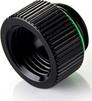 Adapter drejt për ftohje uji BitsPower Touchaqua, G1/4 mashkull në G1/4 femër, i zi