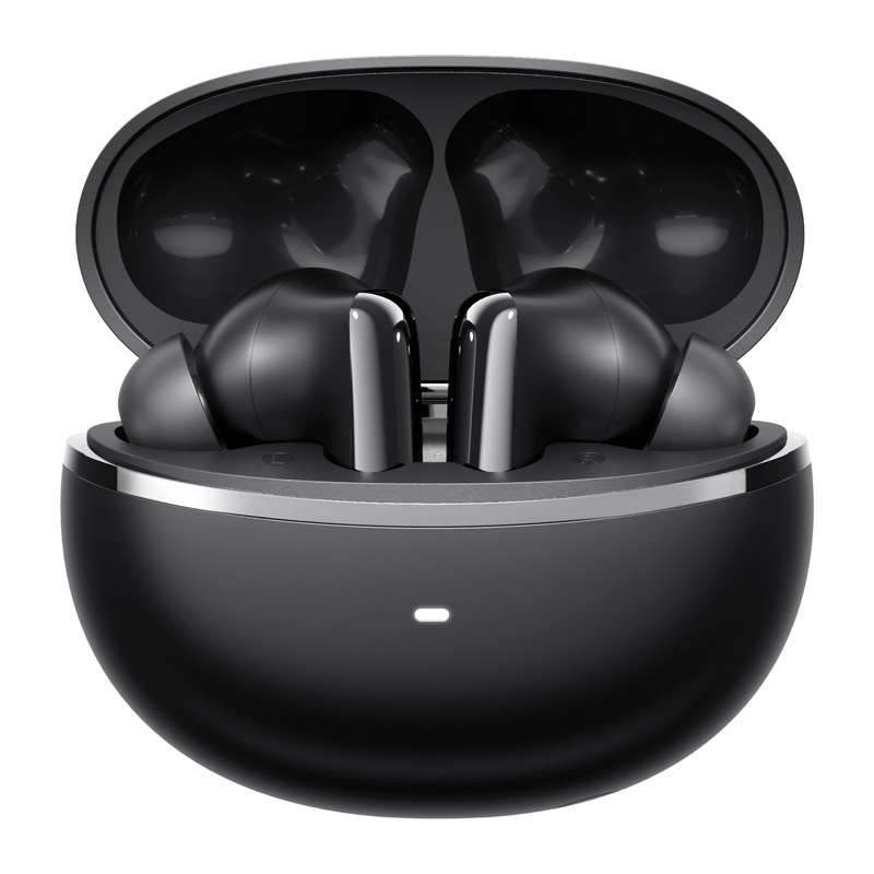 Kufje wireless QCY MeloBuds N70, Adaptive ANC, Bluetooth, të zeza