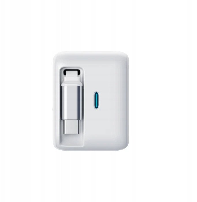 Karikues USB Joyroom JR-TCL06 GaN, 67W, kabllo USB-C tërheqëse, i bardhë