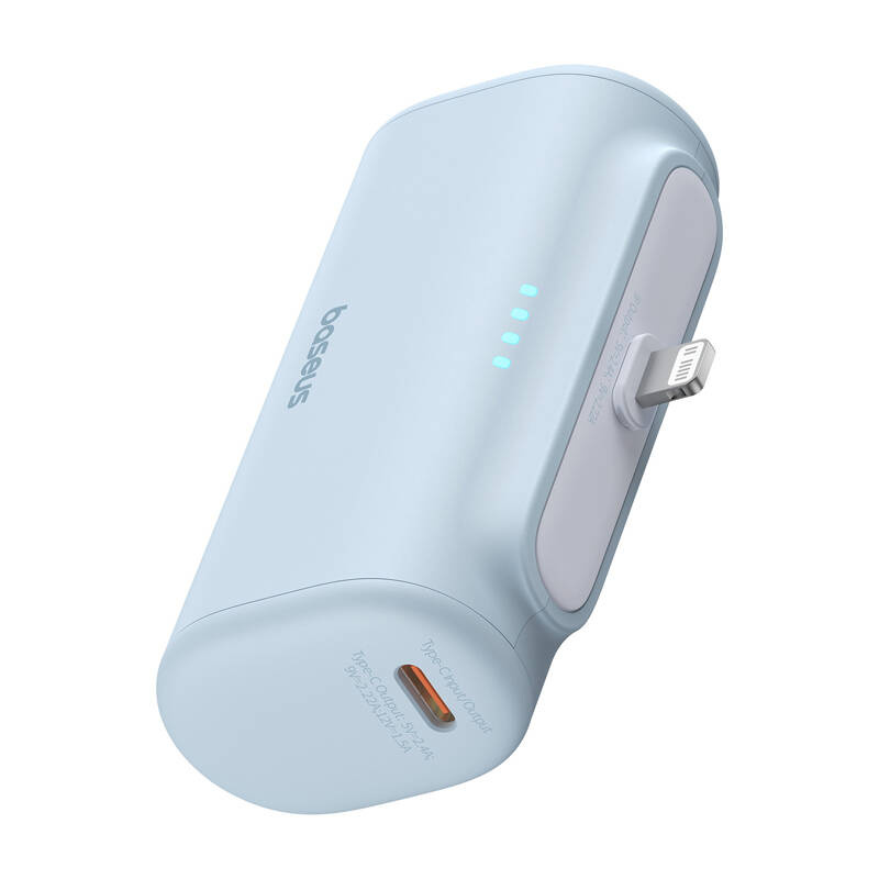 Powerbank Baseus OS Compact IP 5000mAh, 20W, me Lightning, blu