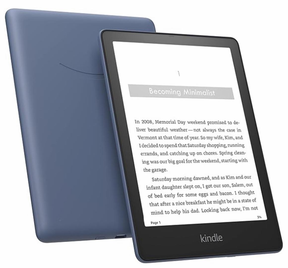 Lexues elektronik Amazon Kindle Paperwhite 5 Signature Edition, 6.8", 32GB, blu