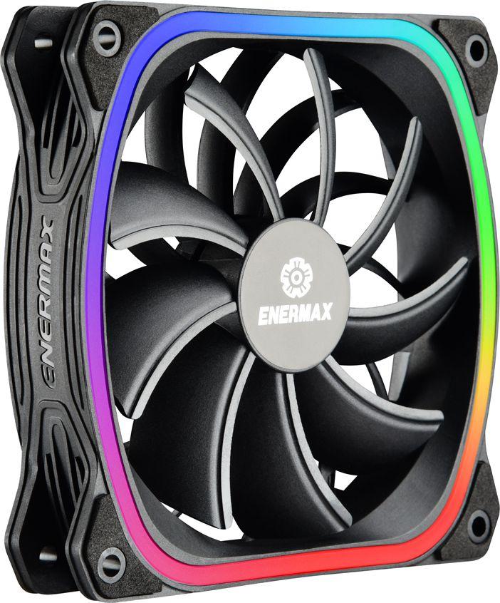 Ftohës Enermax SquA RGB, 120 mm, i zi