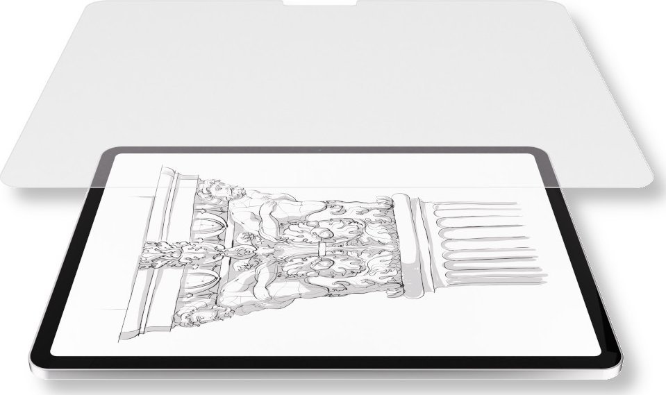 Mbrojtëse ekrani NEXT ONE Paper Texture Scribble, për iPad Air 13" M2, mat, transparente