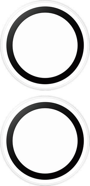 Mbrojtës kamere PanzerGlass Hoops, për iPhone 16 16 Plus, transparent