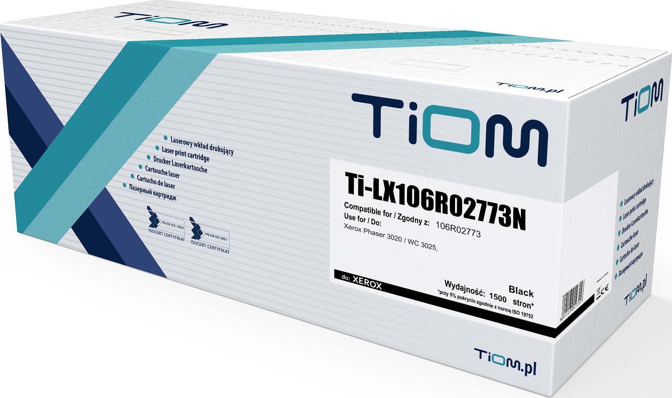 Toner për printer Tiom 3020N, i zi