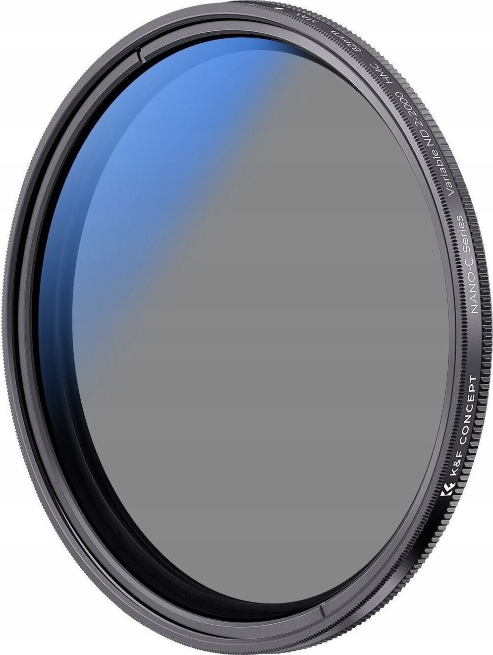 Filtër ND K&amp;F Concept KF ND2 ND2000, 62mm, variabël, gri i errët