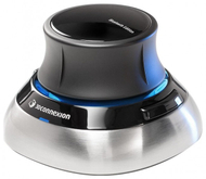Maus 3D 3Dconnexion SpaceMouse Wireless, profesional, pa kabllo, i zi argjendtë