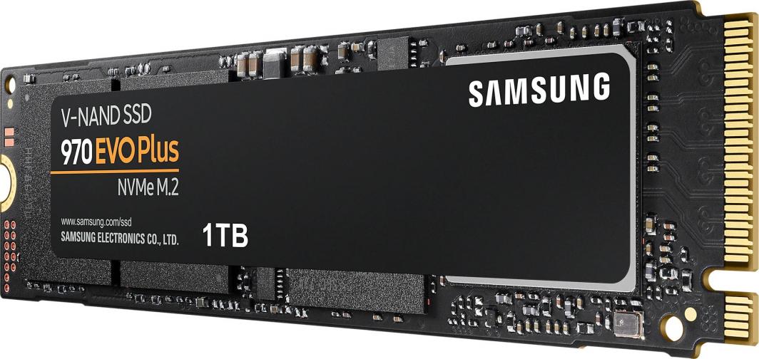 SSD диск Samsung 970 EVO Plus, 1TB, M.2 2280 PCI-E x4 Gen3 NVMe